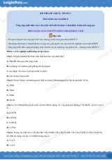 Đề thi giữa kì 2 KHTN 9 Chân trời sáng tạo - Đề số 1